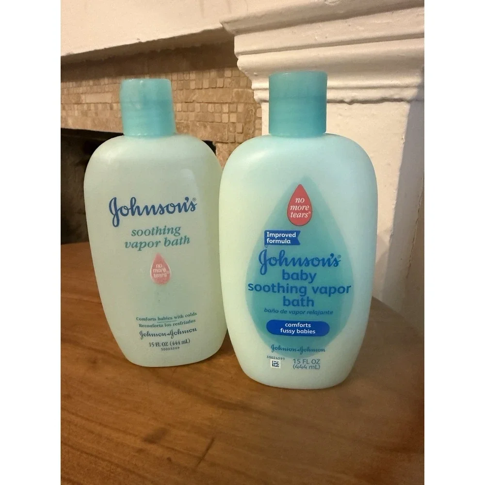 2x‎ Johnson's Baby Soothing Vapor Bath Comforts Fussy Babies Original 15 oz